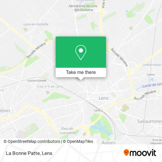 La Bonne Patte map