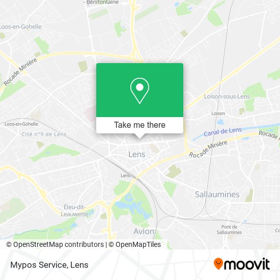 Mypos Service map