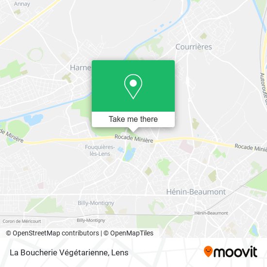 La Boucherie Végétarienne map