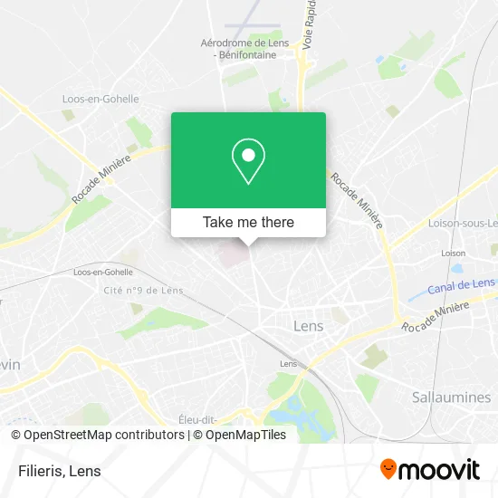 Filieris map