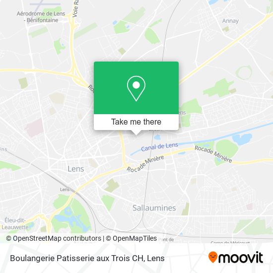 Boulangerie Patisserie aux Trois CH map