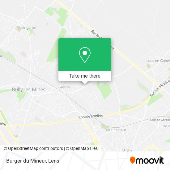 Burger du Mineur map