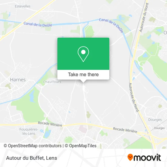 Autour du Buffet map