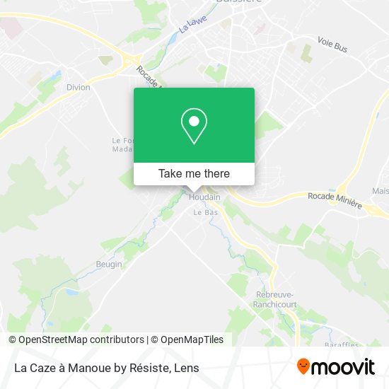 La Caze à Manoue by Résiste map