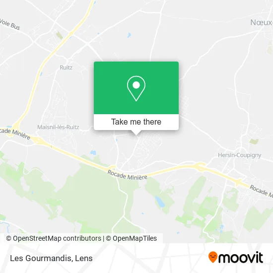 Les Gourmandis map