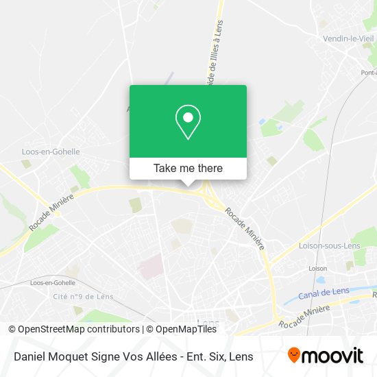 Daniel Moquet Signe Vos Allées - Ent. Six map