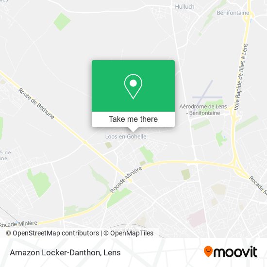 Amazon Locker-Danthon map