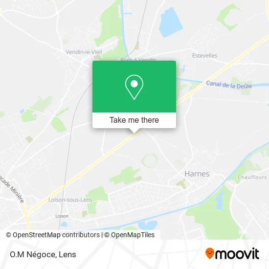 O.M Négoce map