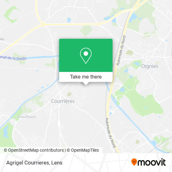 Agrigel Courrieres map
