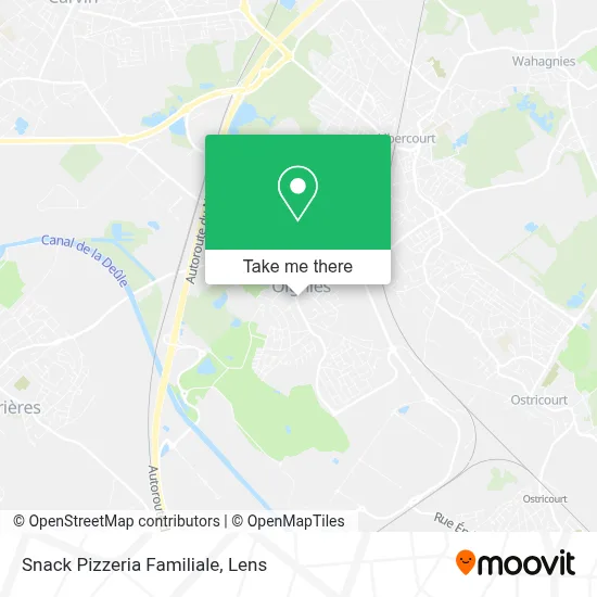 Snack Pizzeria Familiale map