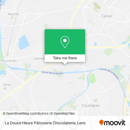 Mapa La Douce Heure Pâtisserie Chocolaterie