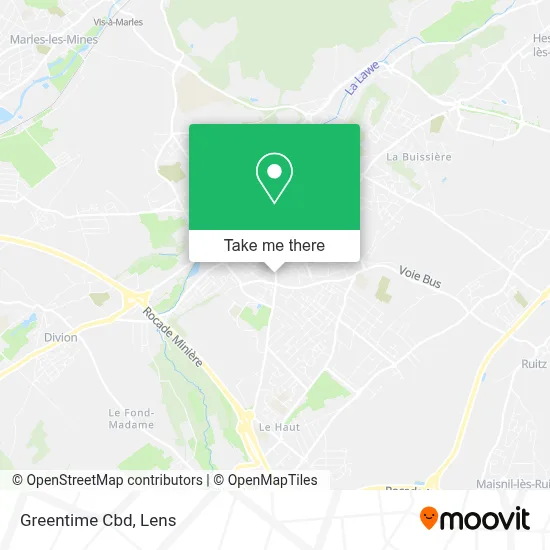 Greentime Cbd map