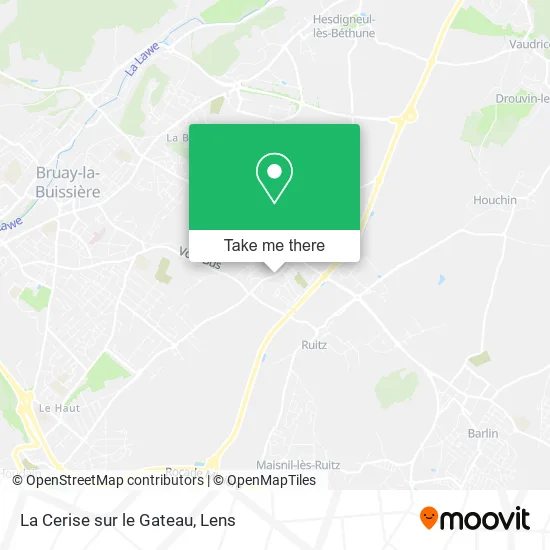 La Cerise sur le Gateau map