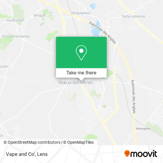 Vape and Co' map