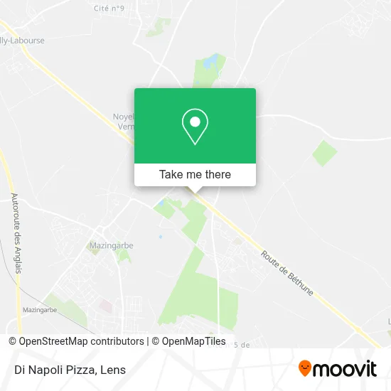 Di Napoli Pizza map