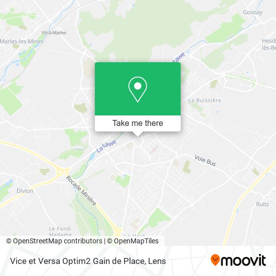 Mapa Vice et Versa Optim2 Gain de Place