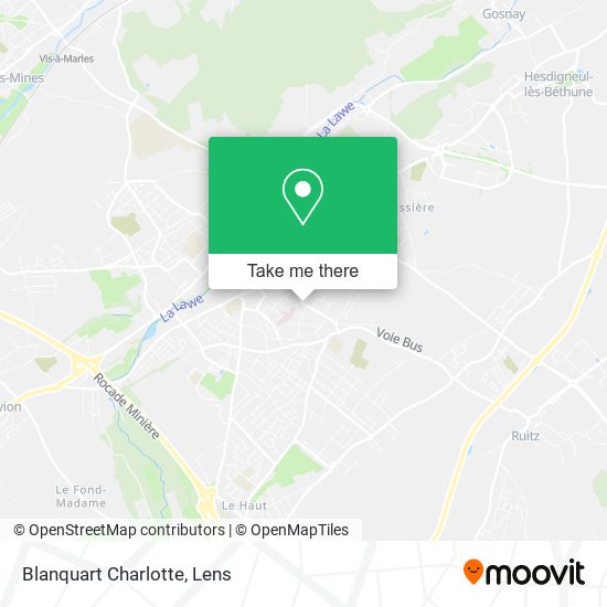 Blanquart Charlotte map