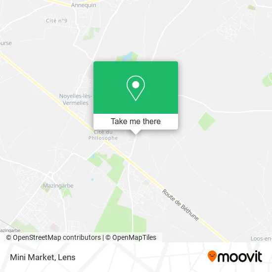 Mini Market map