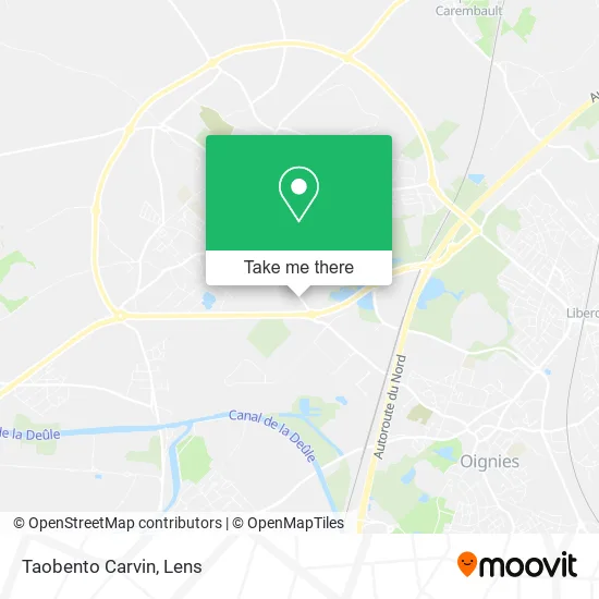 Taobento Carvin map