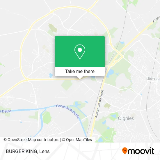 BURGER KING map