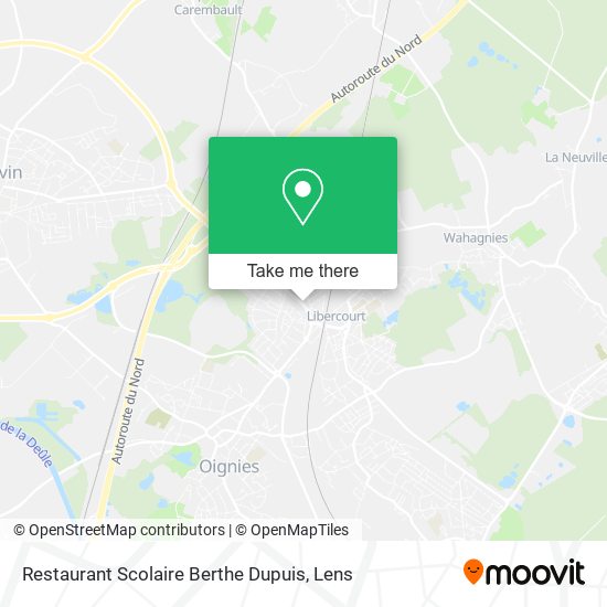 Restaurant Scolaire Berthe Dupuis map