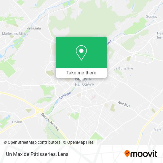 Un Max de Pâtisseries map