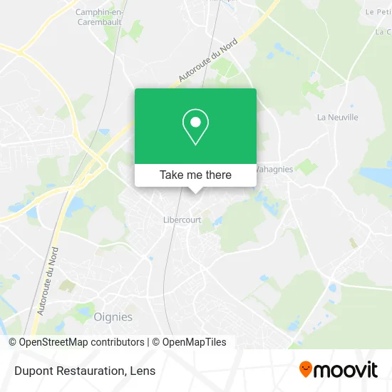 Dupont Restauration map