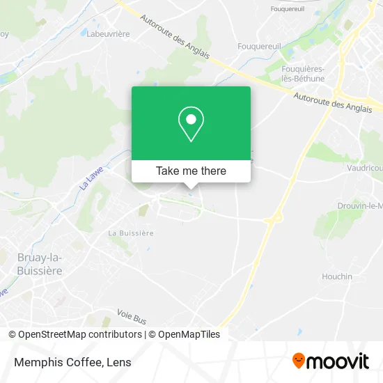 Memphis Coffee map