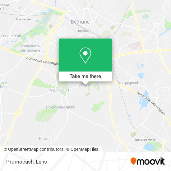 Promocash map