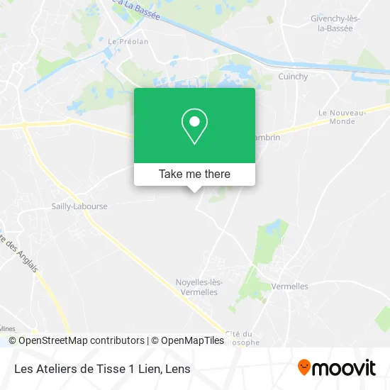 Les Ateliers de Tisse 1 Lien map