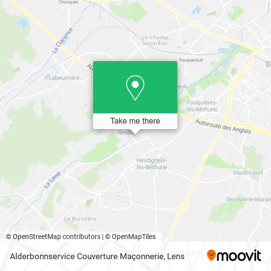Alderbonnservice Couverture Maçonnerie map