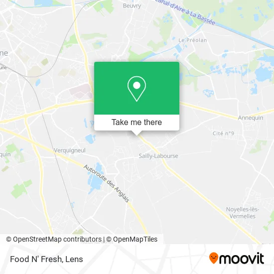 Food N' Fresh map