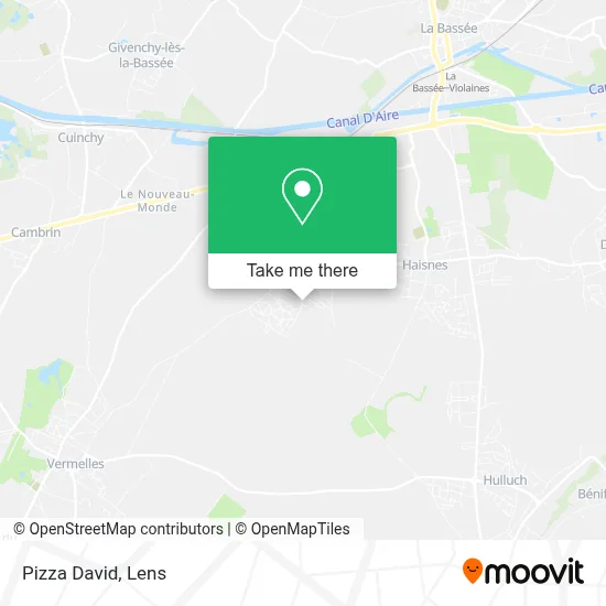 Pizza David map