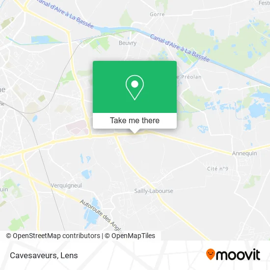 Cavesaveurs map