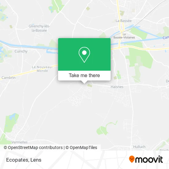 Ecopates map