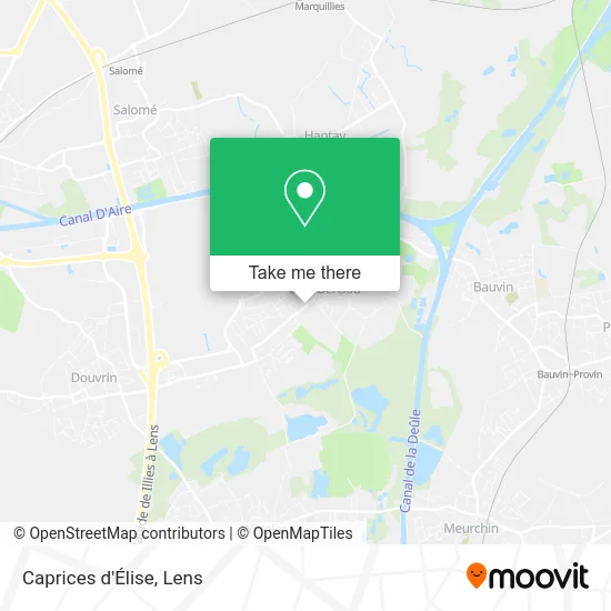 Caprices d'Élise map