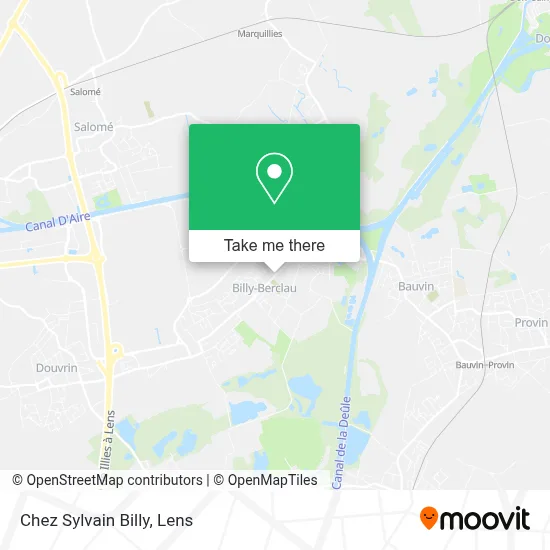 Chez Sylvain Billy map