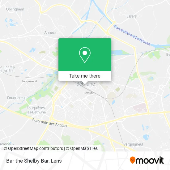 Bar the Shelby Bar map