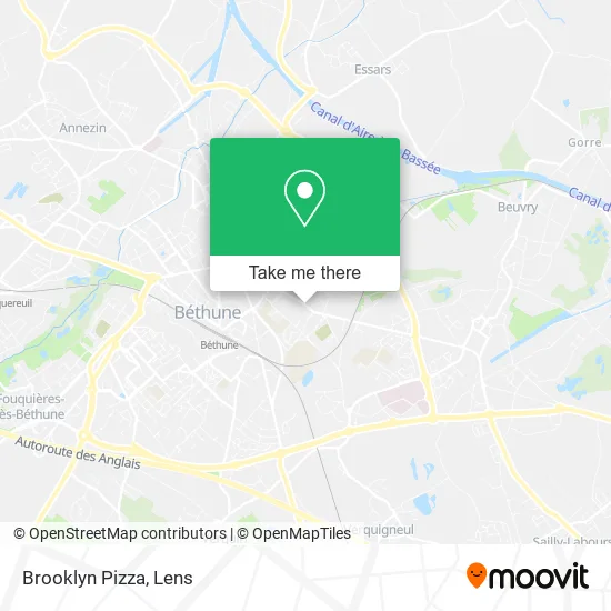 Brooklyn Pizza map