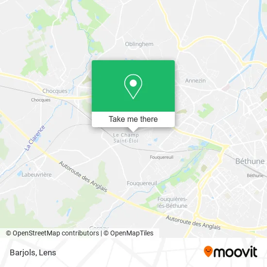 Barjols map