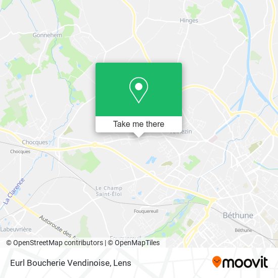 Eurl Boucherie Vendinoise map