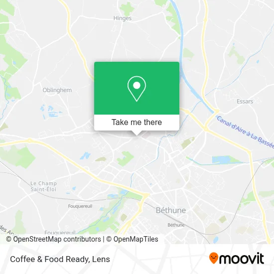 Coffee & Food Ready map
