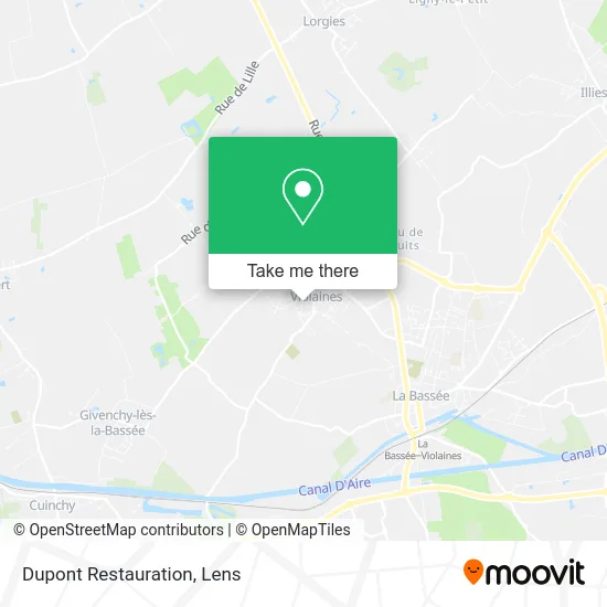 Dupont Restauration map