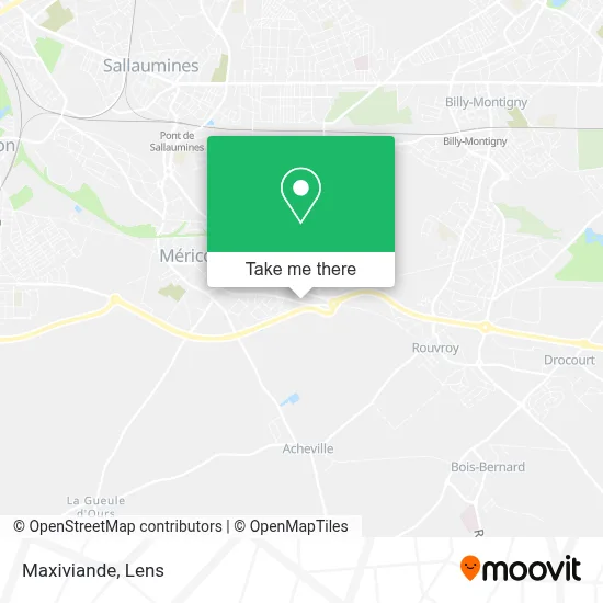 Maxiviande map
