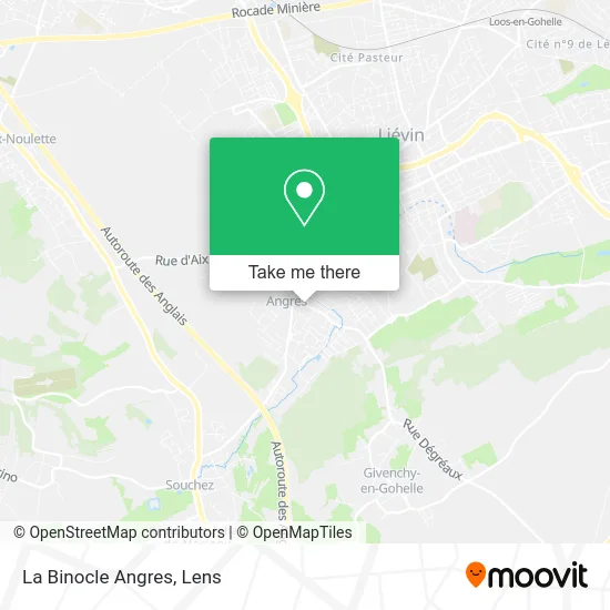La Binocle Angres map