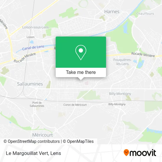 Le Margouillat Vert map