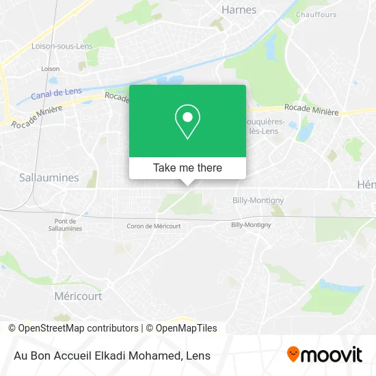 Au Bon Accueil Elkadi Mohamed map