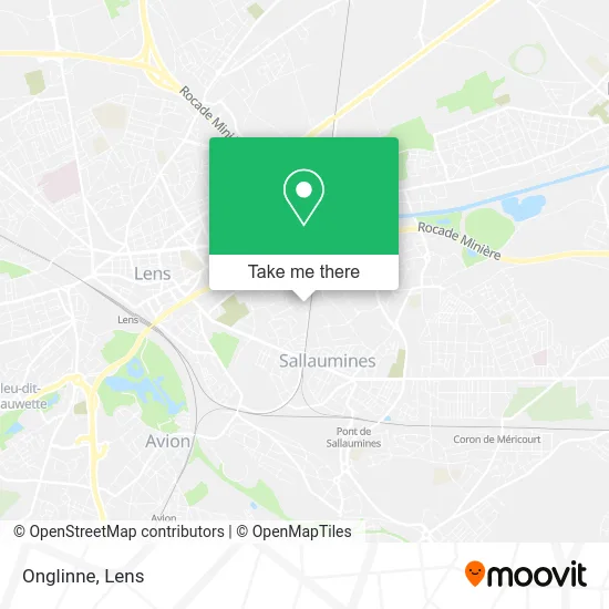 Onglinne map