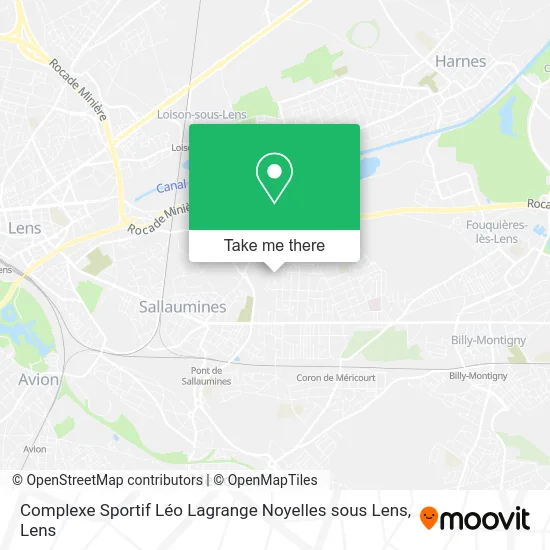 Complexe Sportif Léo Lagrange Noyelles sous Lens map