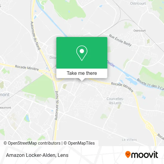 Amazon Locker-Alden map